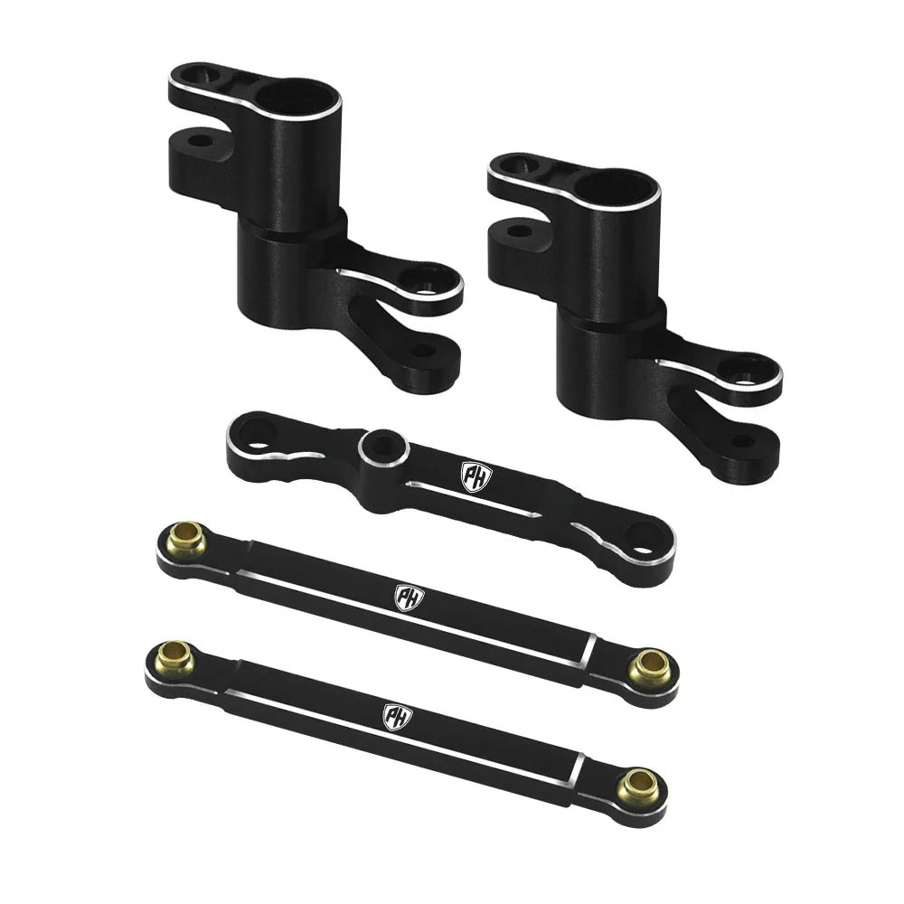 Power Hobby 7075 Aluminum Steering / Bellcrank Set Black, Traxxas 7168BLACK