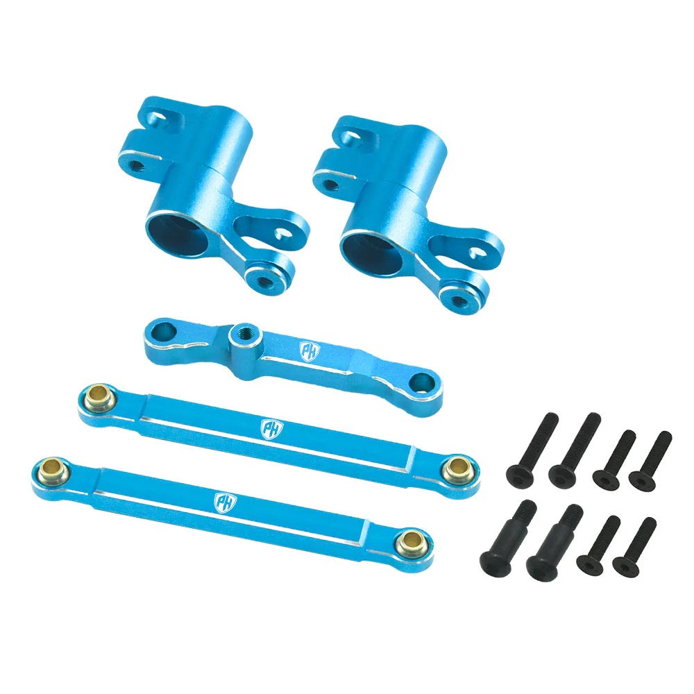 Power Hobby 7075 Aluminum Steering / Bellcrank Set Blue, Traxxas 7168BLUE