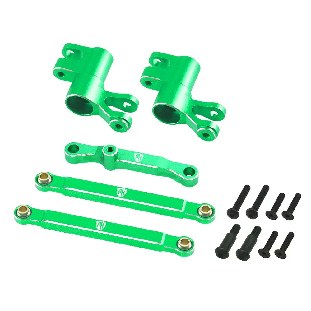 Power Hobby 7075 Aluminum Steering / Bellcrank Set Green, Traxxas 7168GREEN