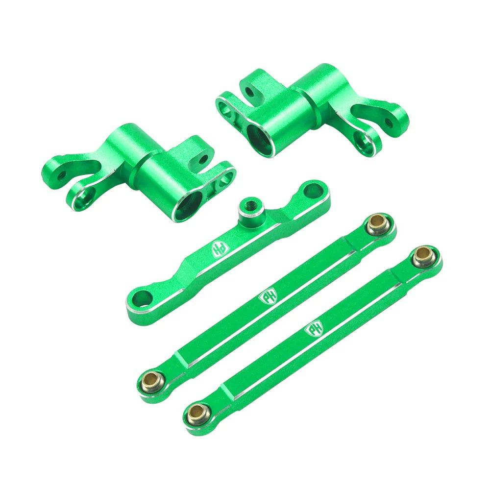 Power Hobby 7075 Aluminum Steering / Bellcrank Set Green, Traxxas 7168GREEN