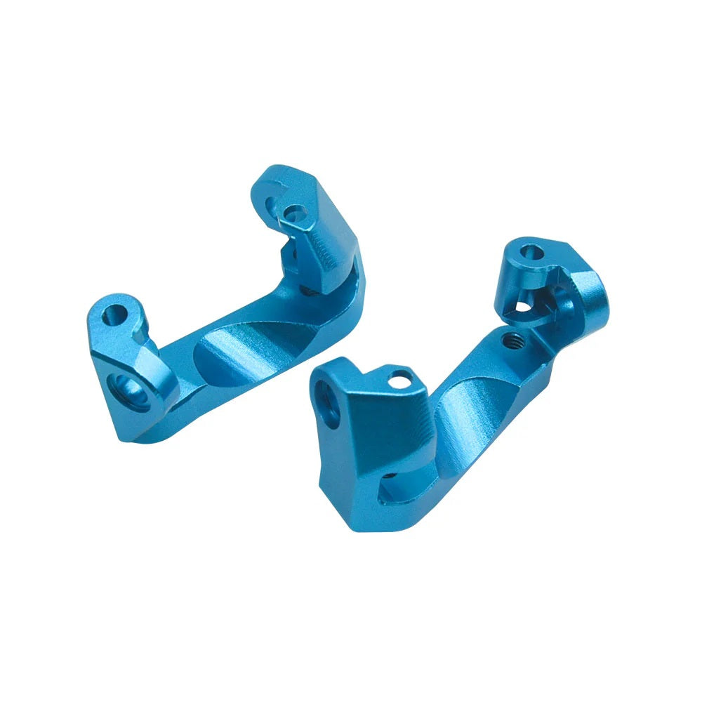 Power Hobby 7075 Aluminum Front C Hub / Knuckle Arms Blue Traxxas Mini Maxx 7172BLUE