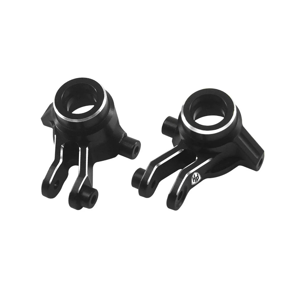 Power Hobby 7075 Aluminum Front Hub / Knuckle Arms Black, 7173BLACK