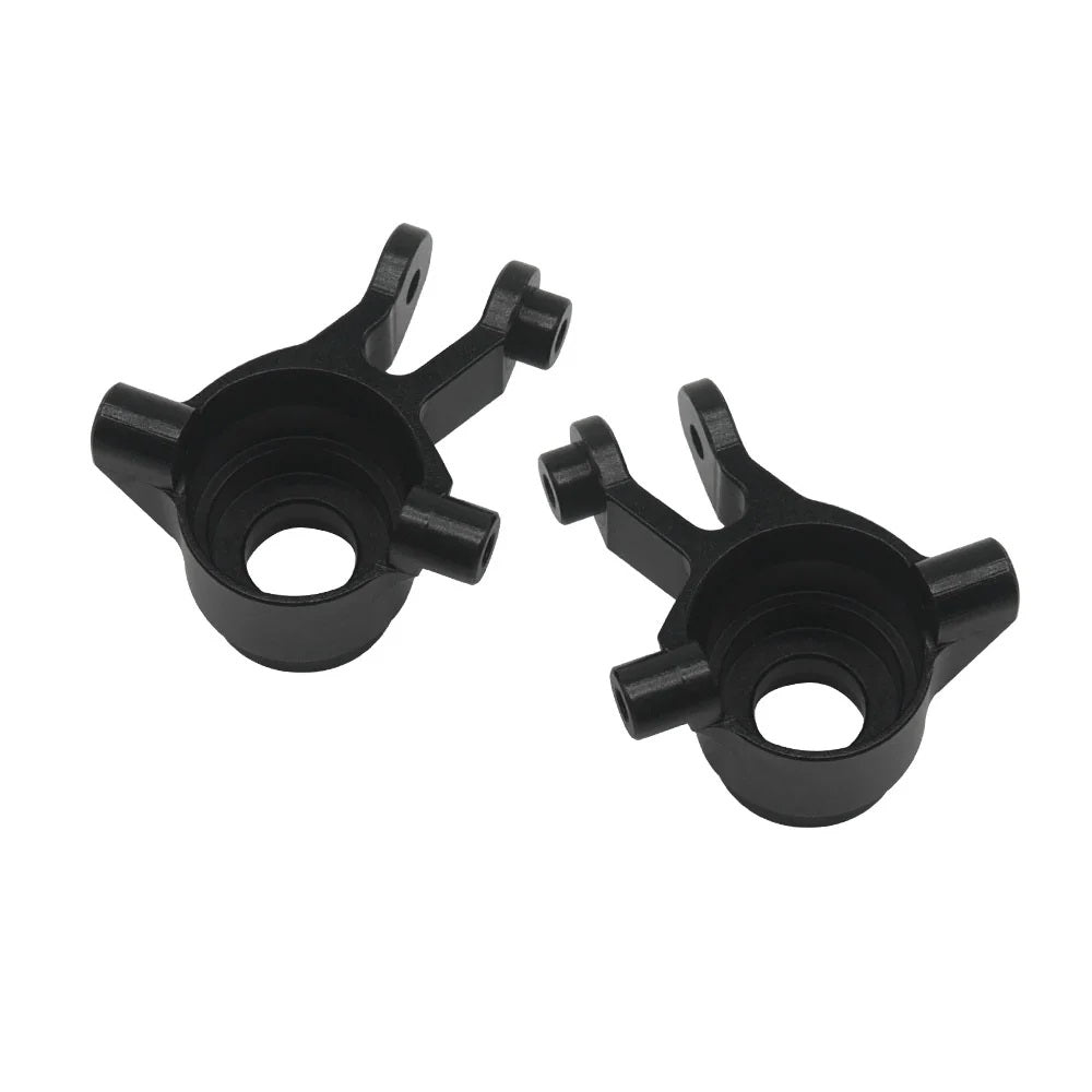 Power Hobby 7075 Aluminum Front Hub / Knuckle Arms Black, 7173BLACK