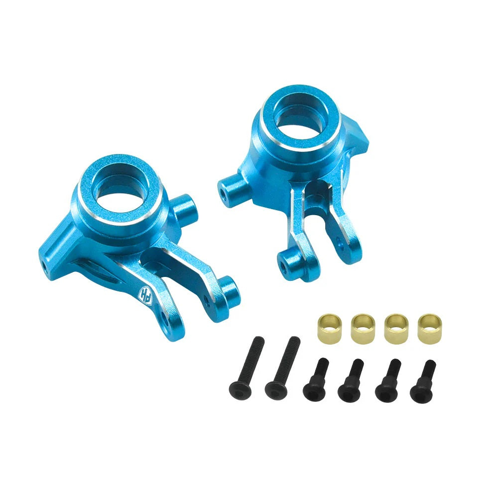 Power Hobby 7075 Aluminum Front Hub / Knuckle Arms Blue, for Traxxas 7173BLUE