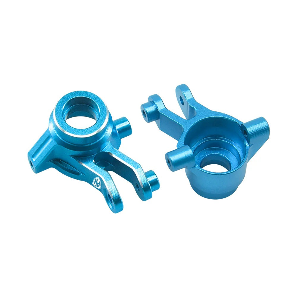Power Hobby 7075 Aluminum Front Hub / Knuckle Arms Blue, for Traxxas 7173BLUE
