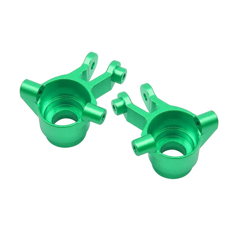 Power Hobby 7075 Aluminum Front Hub / Knuckle Arms Green, 7173GREEN