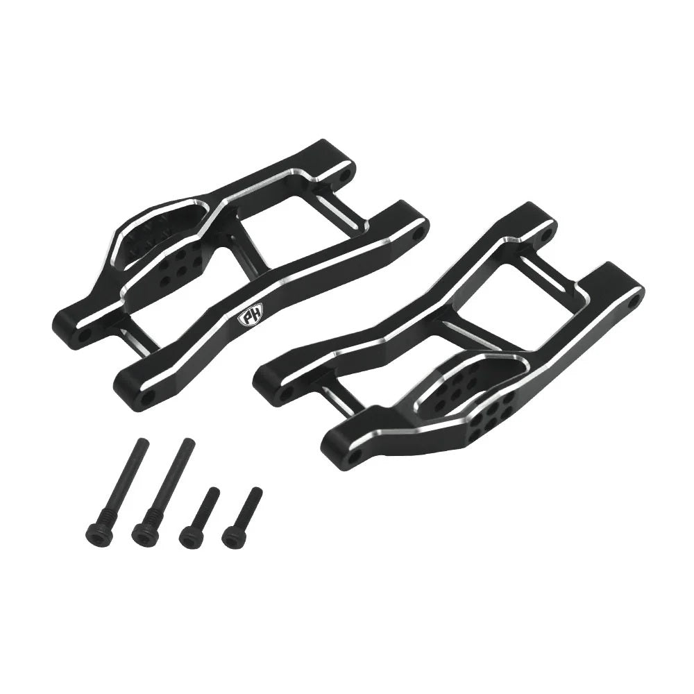 Power Hobby 7075 Aluminum Rear Lower Arms Black, for Traxxas Mini Maxx 7175BLACK