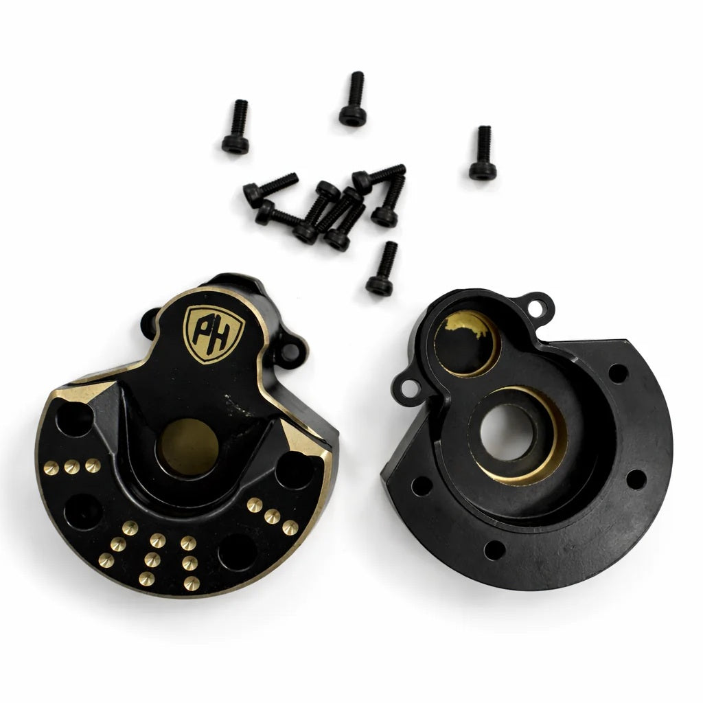Power Hobby Brass Outer Covers for 1/10 Redcat Ascent (116g Pair, 58g Each)