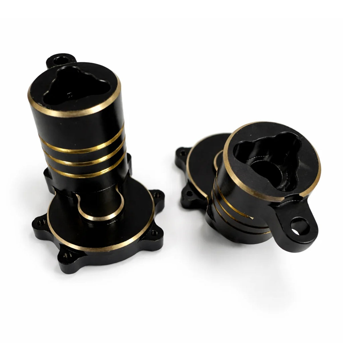 Power Hobby Brass Rear Outer Portal Housing Set for 1/10 Redcat Ascent (97g)