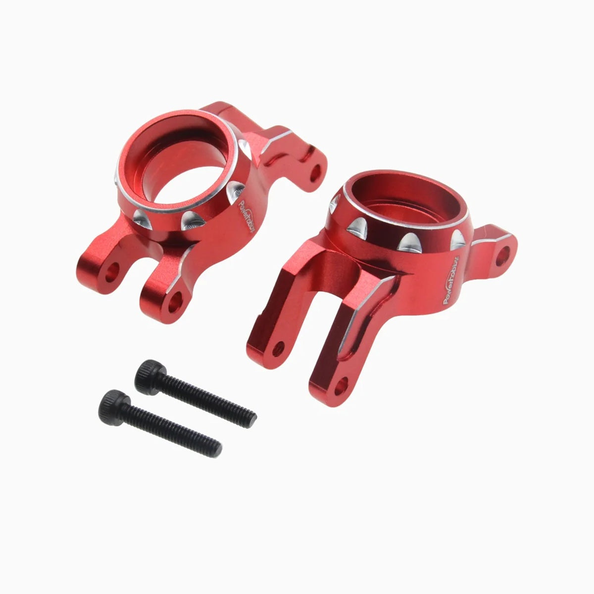 Power Hobby Arrma 1/16 Mini Kraton Aluminum Rear Hubs Red RC Upgrade Part