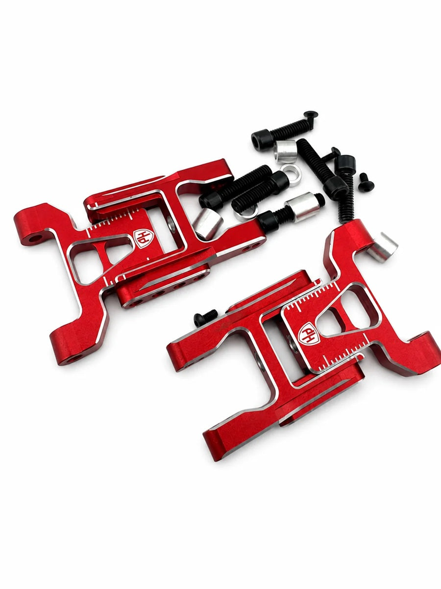 Power Hobby RD2.0 Adjustable H Short Rear Arms Red