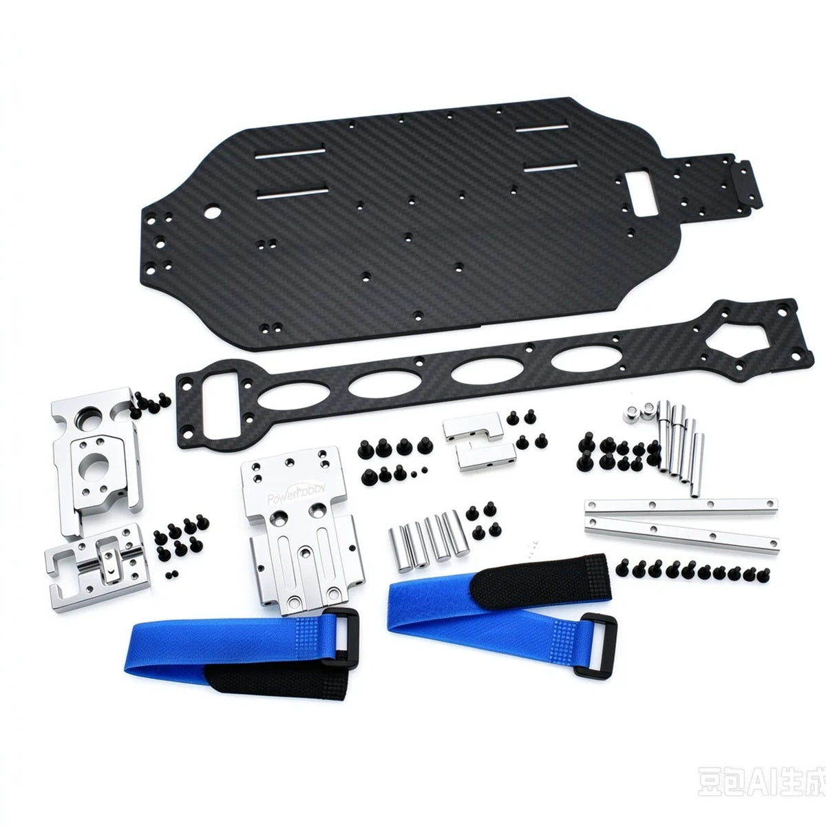 Power Hobby Slash 4x4 Carbon Fiber Chassis - image 2