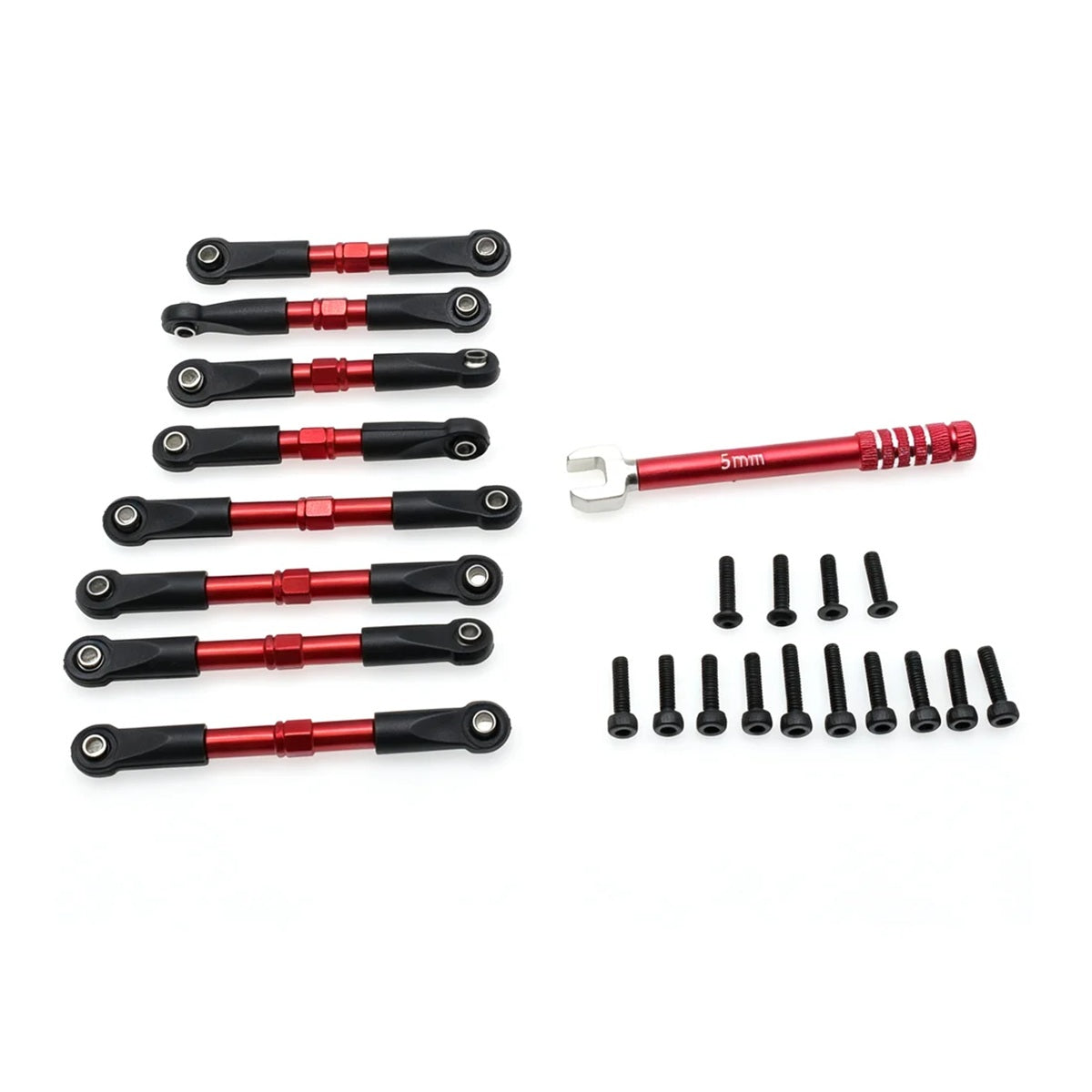 Power Hobby 1/16 E-Revo Pull Rods Red - image 2