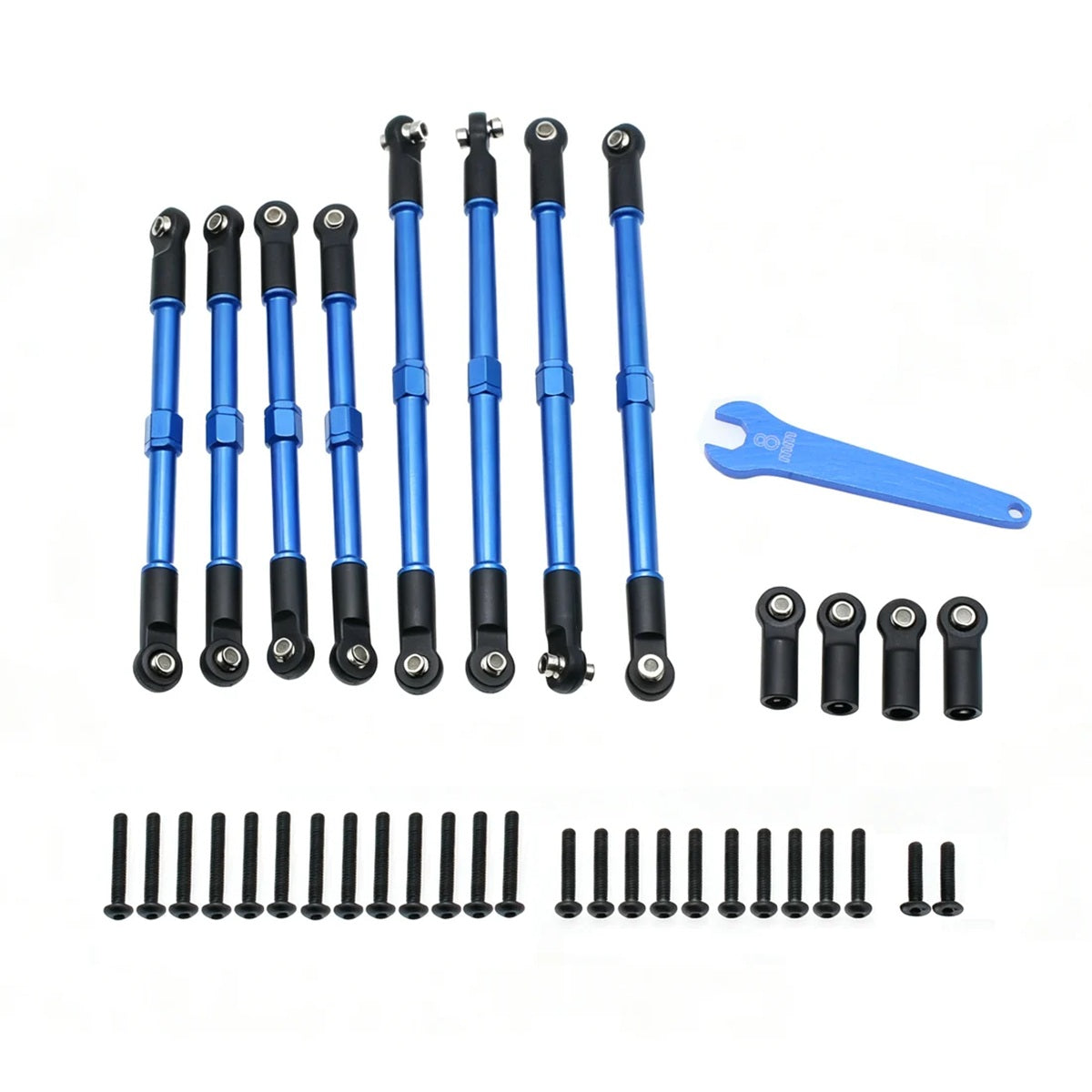 Power Hobby Mini Slash Pull Rods Blue