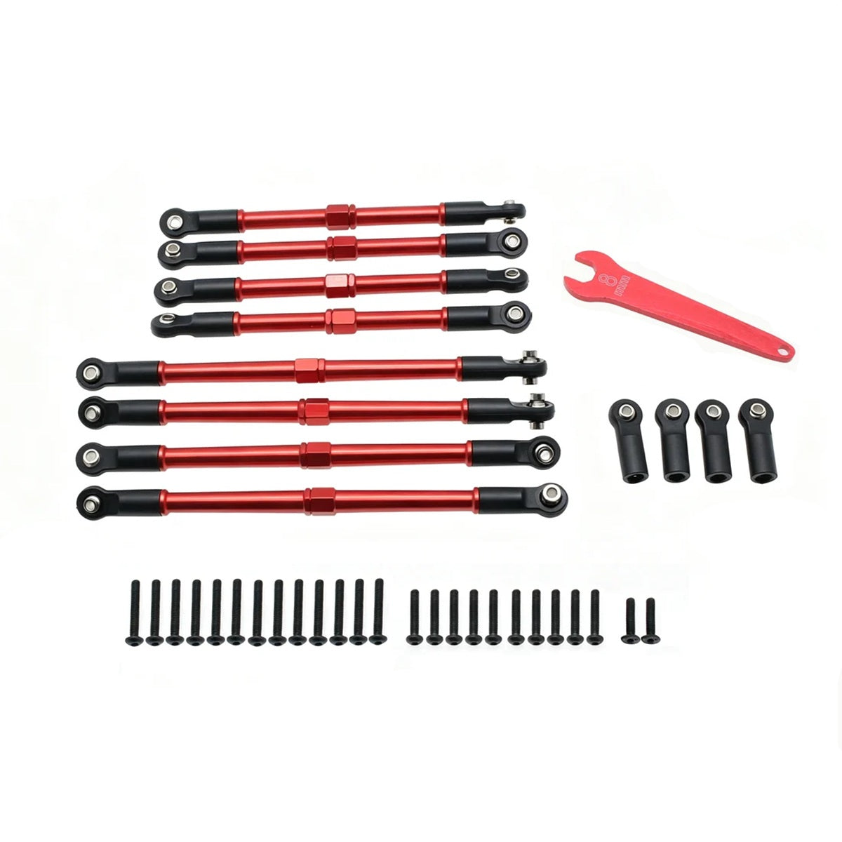 Power Hobby Mini Slash Pull Rods Red - image 2