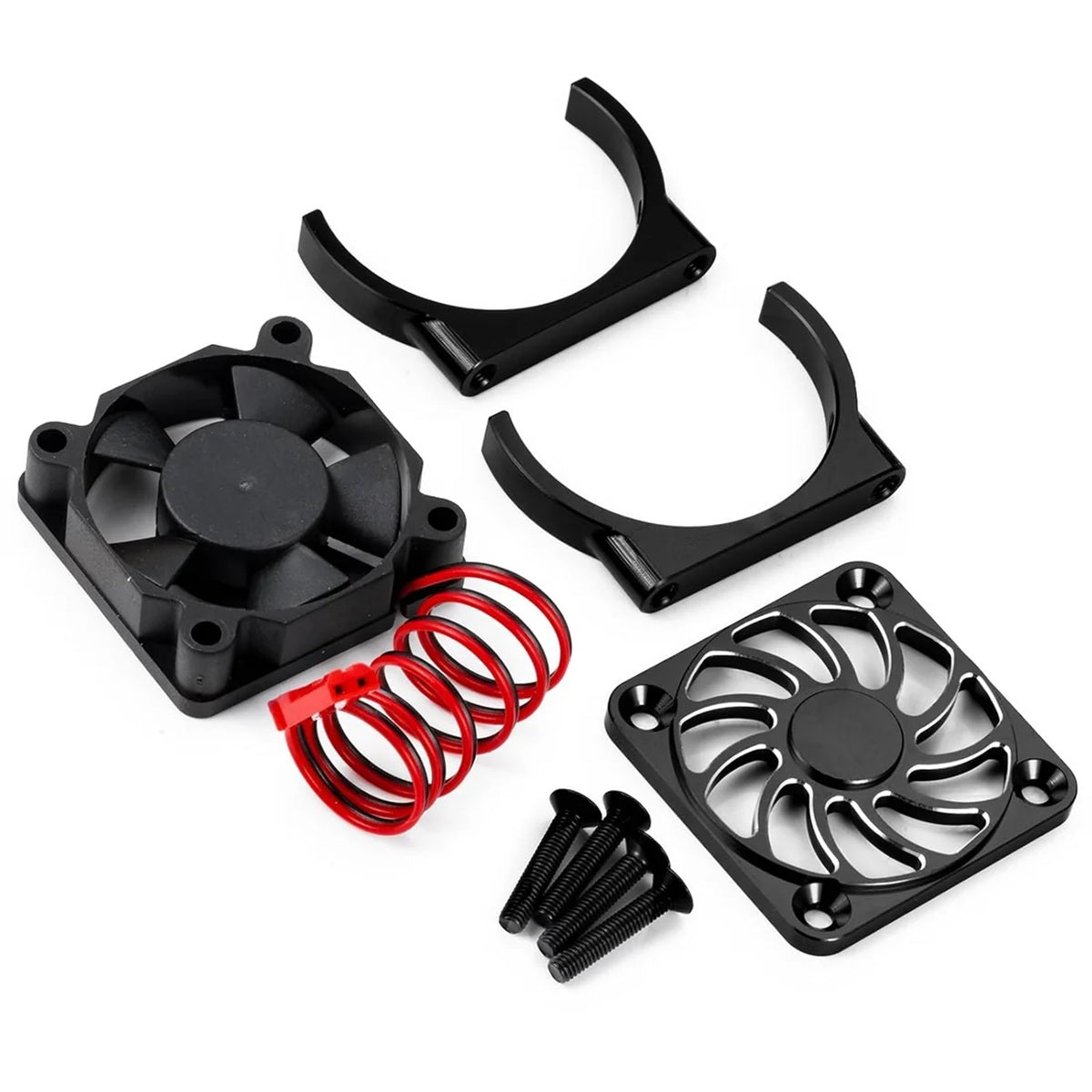 Power Hobby 35mm Aluminum Cooling Fan Black - image 3