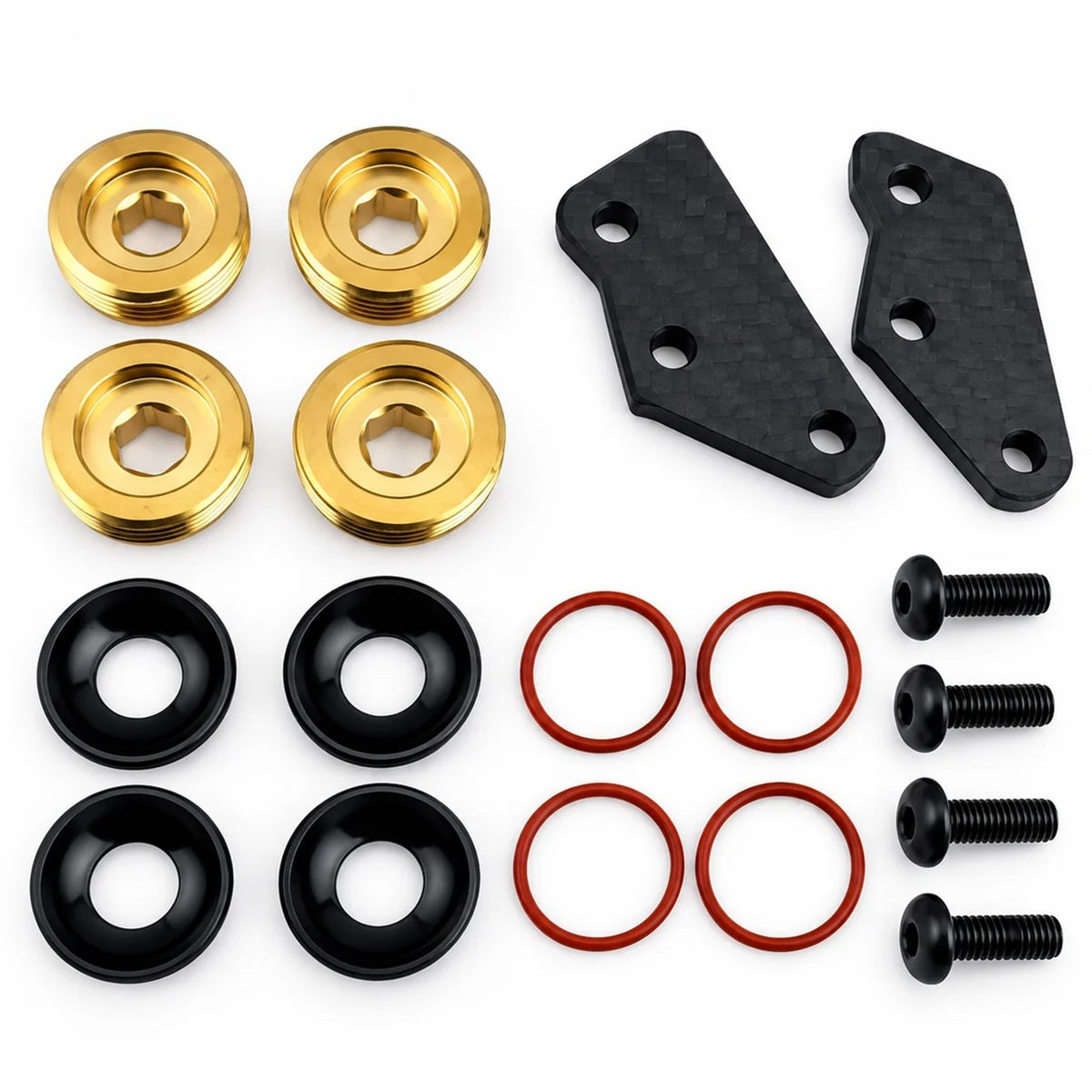 Power Hobby Brass Front Steering Blocks – Heavy-Duty 4.2 oz per Side for ARRMA Limitless, Felony, Infraction, Typhon & S