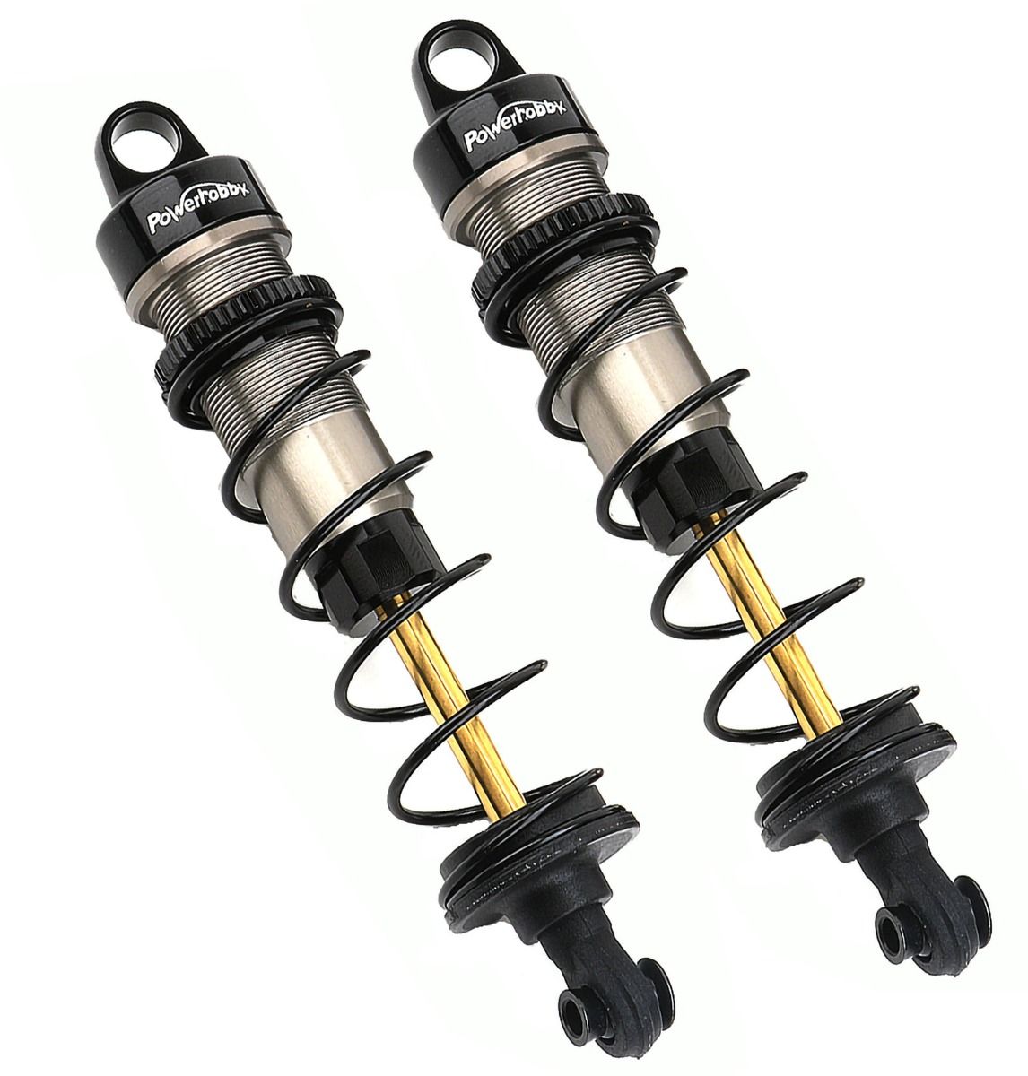 Power Hobby Assembled Front Shocks 3.5mm Titanium Shaft (2) Traxxas