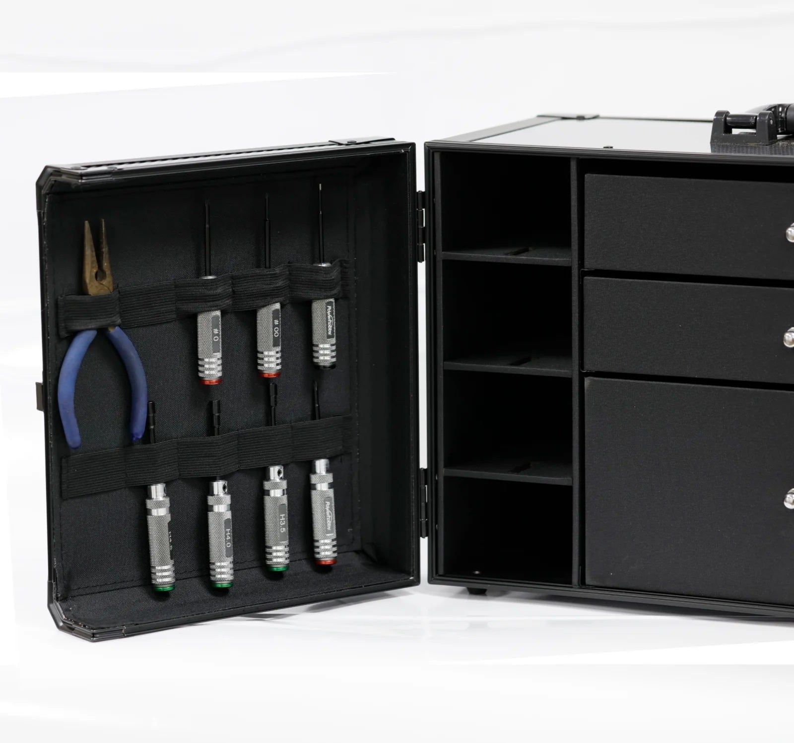 Power Hobby Pit Box Storage and Transport Case for Kyosho Mini-Z and 1