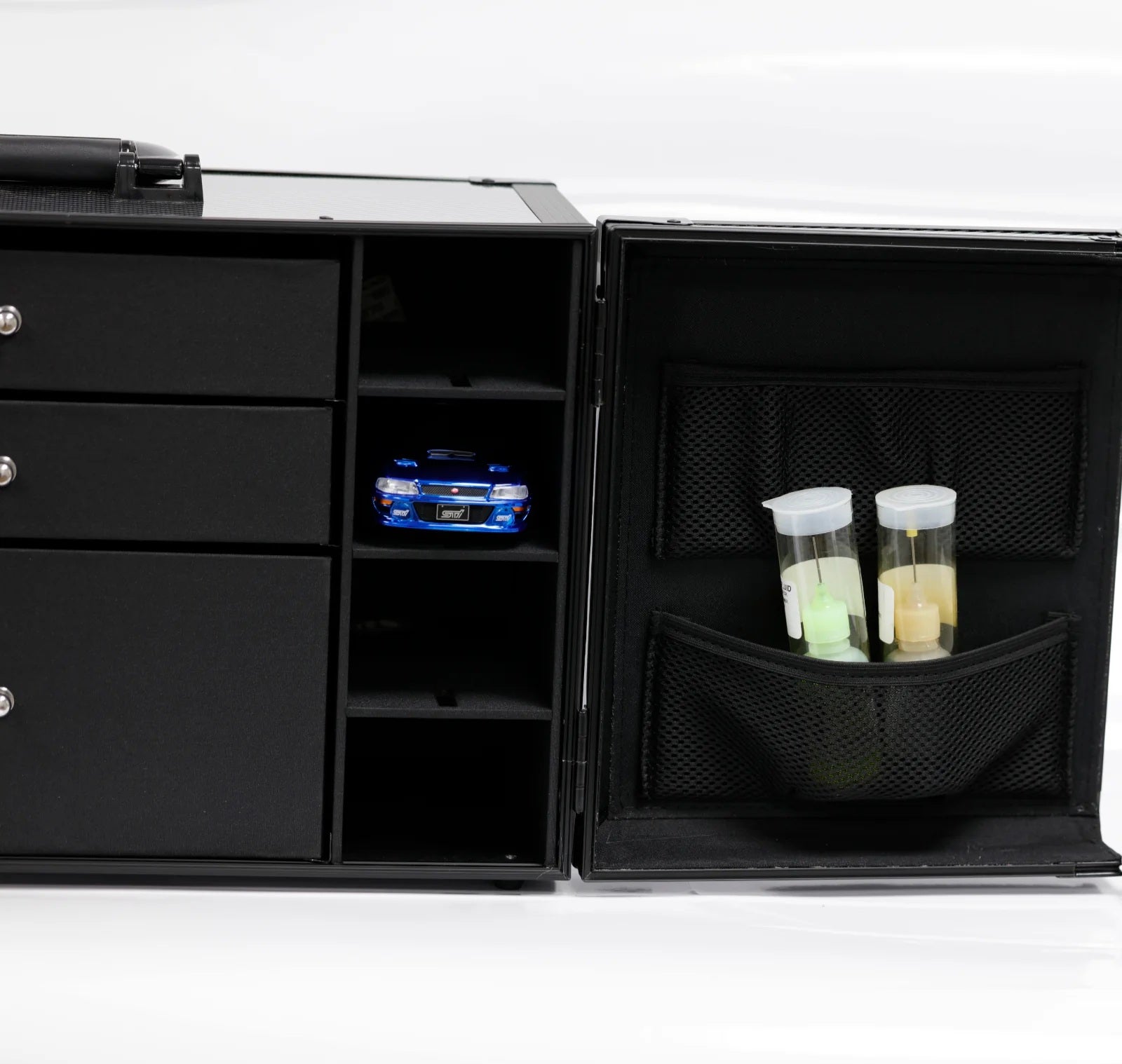 Power Hobby Pit Box Storage and Transport Case for Kyosho Mini-Z and 1