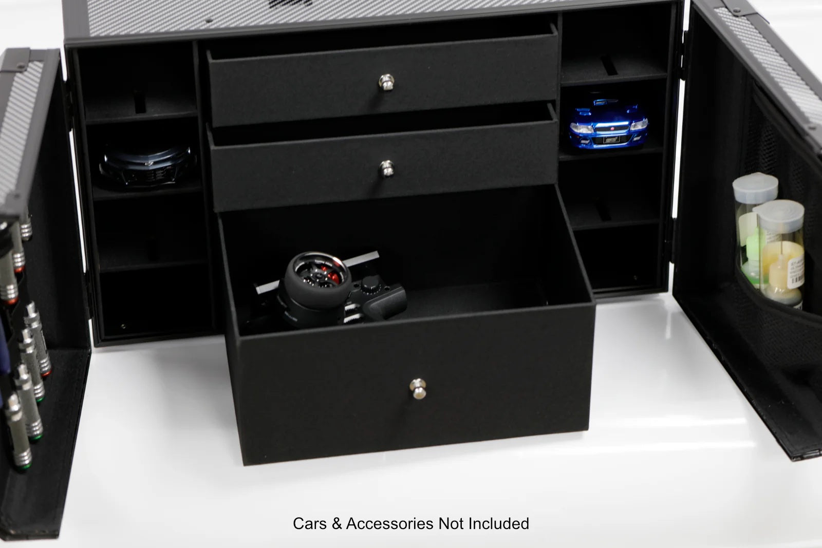 Power Hobby Pit Box Storage and Transport Case for Kyosho Mini-Z and 1