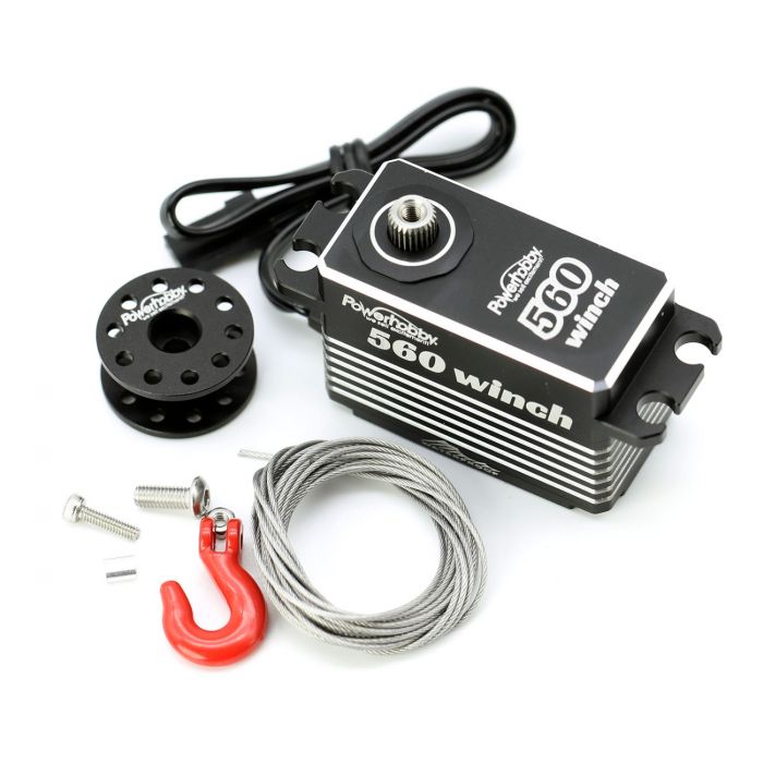 Powerhobby 560 HV Waterproof Low Profile Smart Winch Brushless 33KG Servo