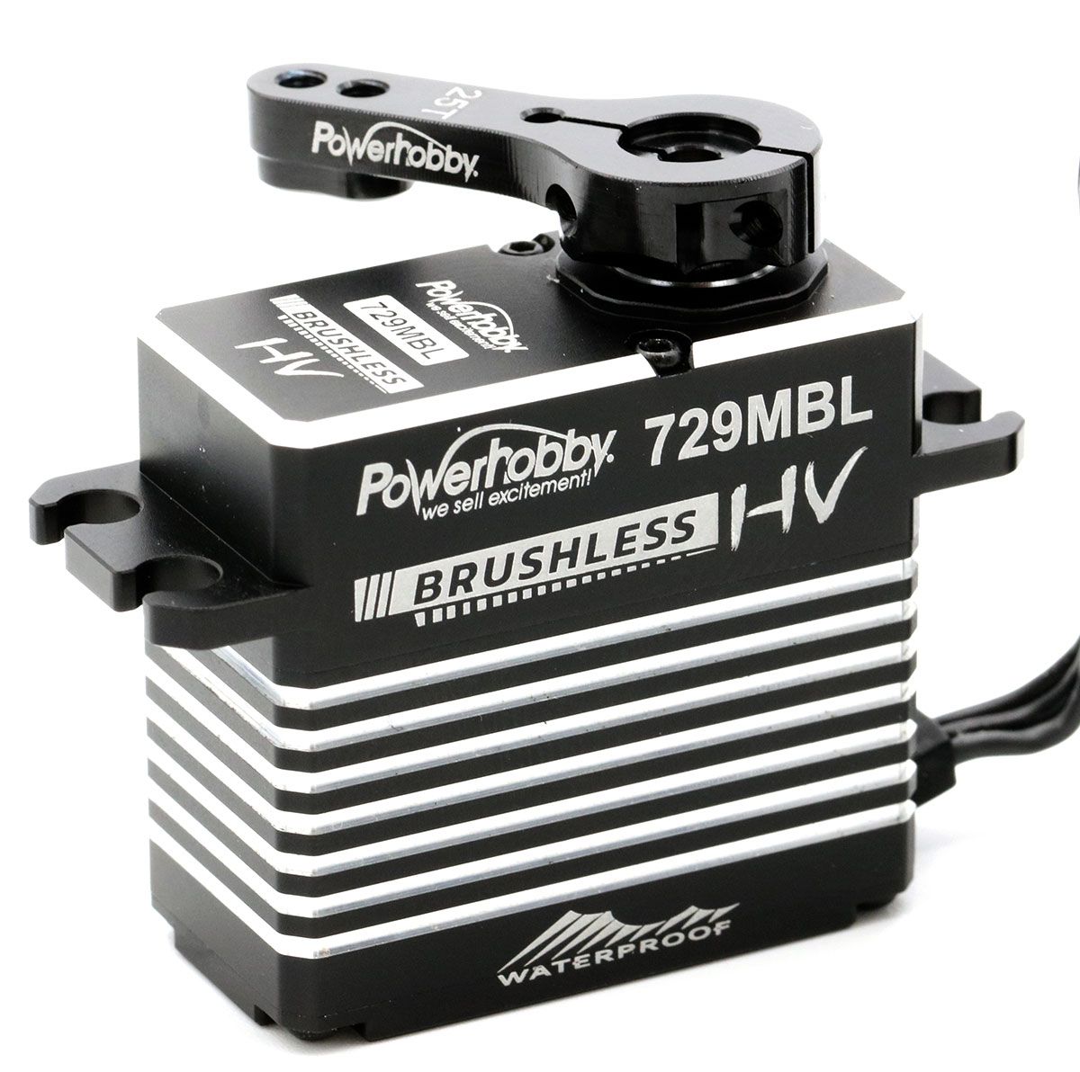 Powerhobby Powerhobby 729MBL High Voltage Waterproof Brushless Steel Gear Servo w/ Aluminum Case