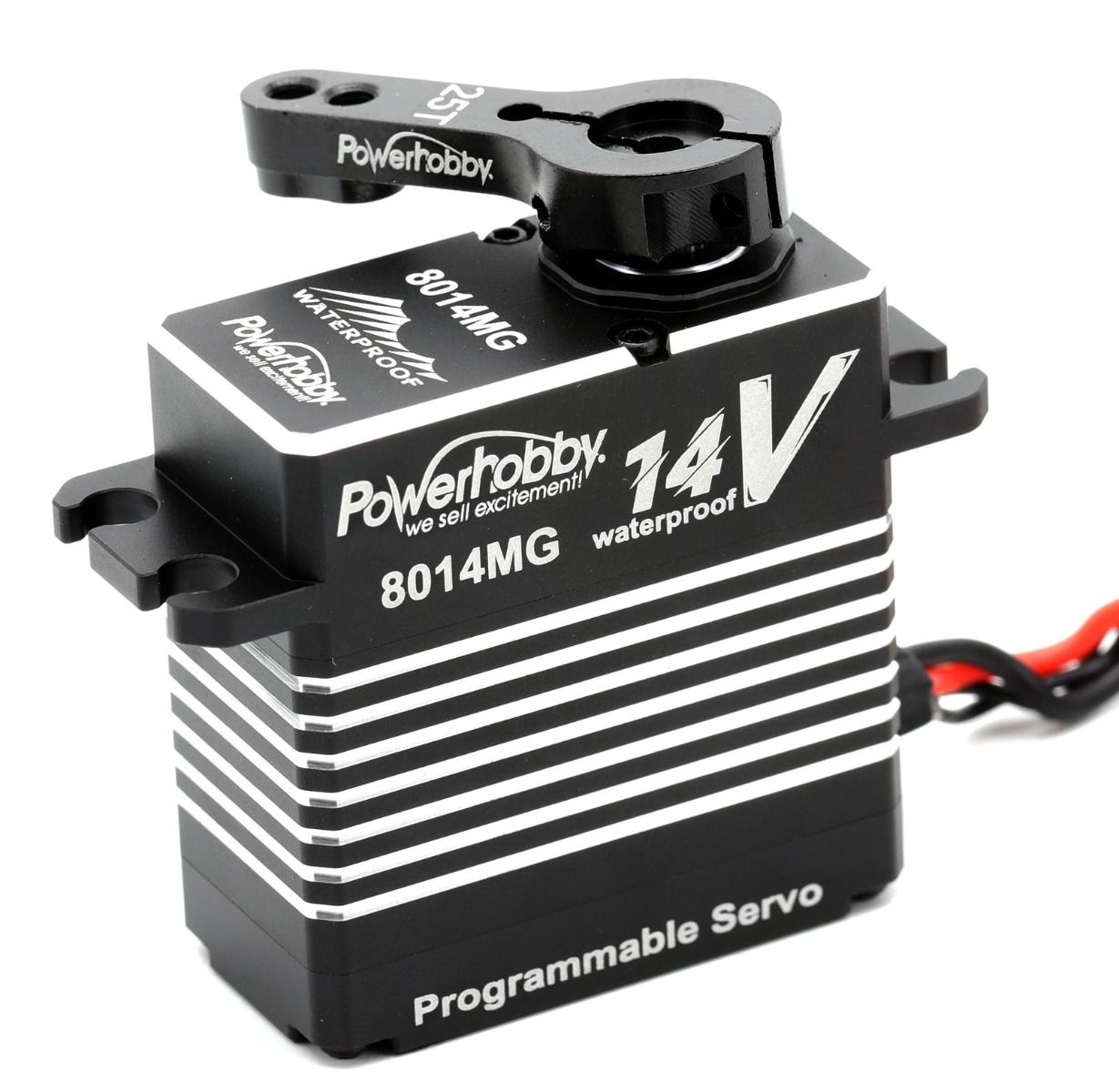 Powerhobby 8014MG 14v Programmable Waterproof High Voltage Brushless 3S LiPo Servo