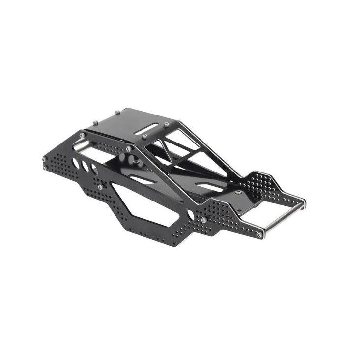 Powerhobby Aluminium Rock Racer Conversion Chassis Kit Black fits Axial 1/24 SCX24