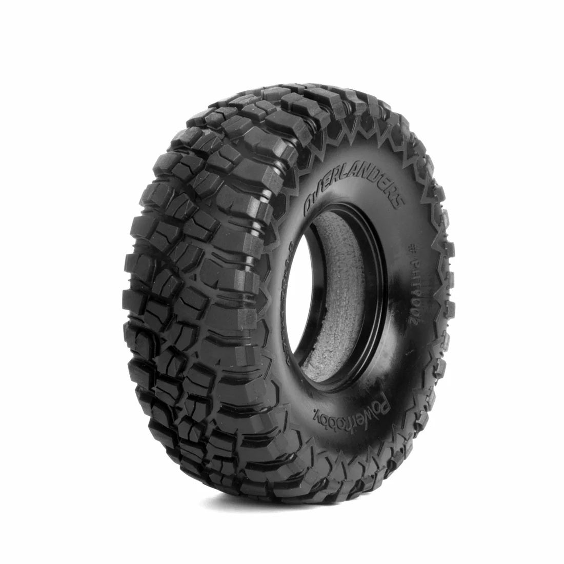 Power Hobby 1.9" Overlanders Ultra Soft Rock Crawler Tires with Dual-Stage Foam for 1/10 Scale Crawlers (2)