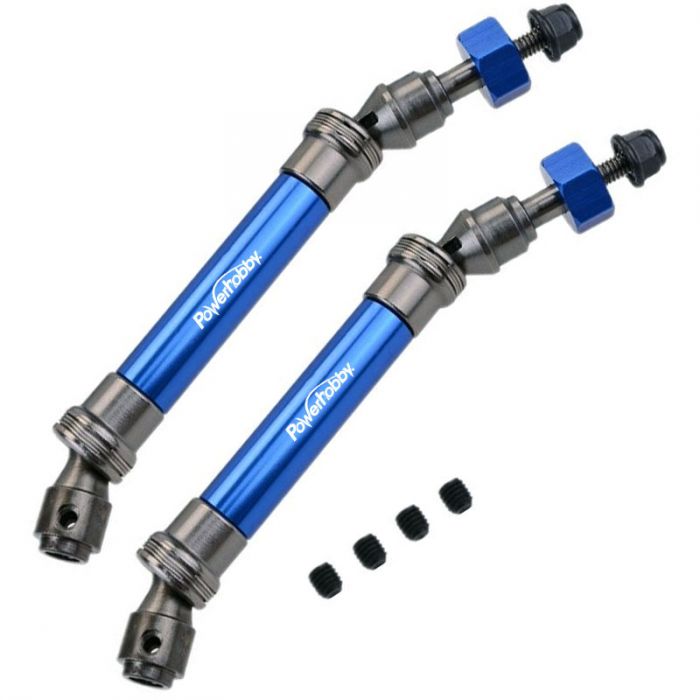Power Hobby Traxxas Slash 2WD Rear Steel Driveshaft / CVD Blue RC Upgrade Part