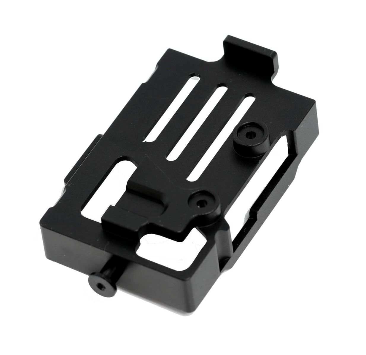 Power Hobby Aluminum Battery Mount Plate Traxxas TRX-4M Black