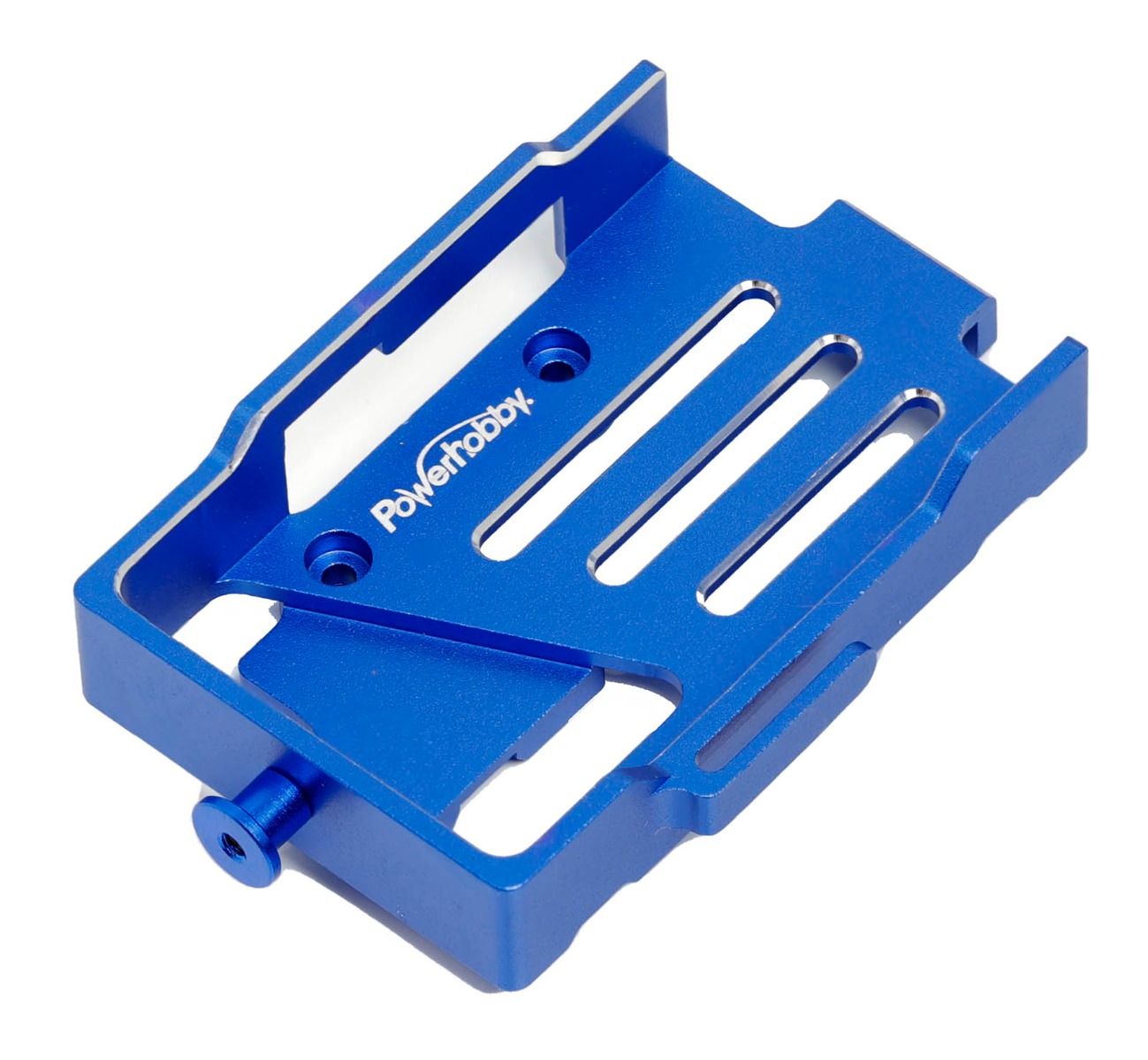 Power Hobby Aluminum Battery Mount Plate Traxxas TRX-4M Blue