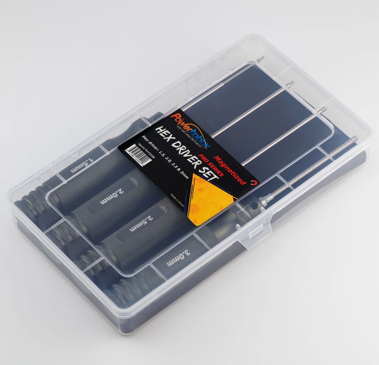 Powerhobby Pro Series Magnetized Hex Tool Set Metric 1.5 2.0 2.5 3.0mm