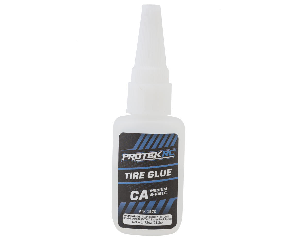 Protek R/C CA Tire Glue w/Glue Tip (Medium), 0.75oz 1570