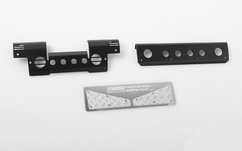 RC4WD Metal Front Bumper with Lights for Gelande II D90/D110