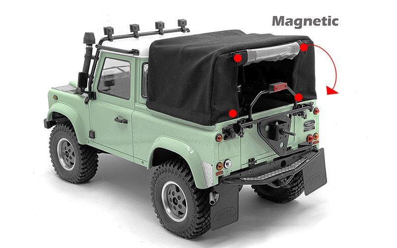RC4WD Steel Tube Bed Cage with Soft Top for Gelande II 2015 Land Rover