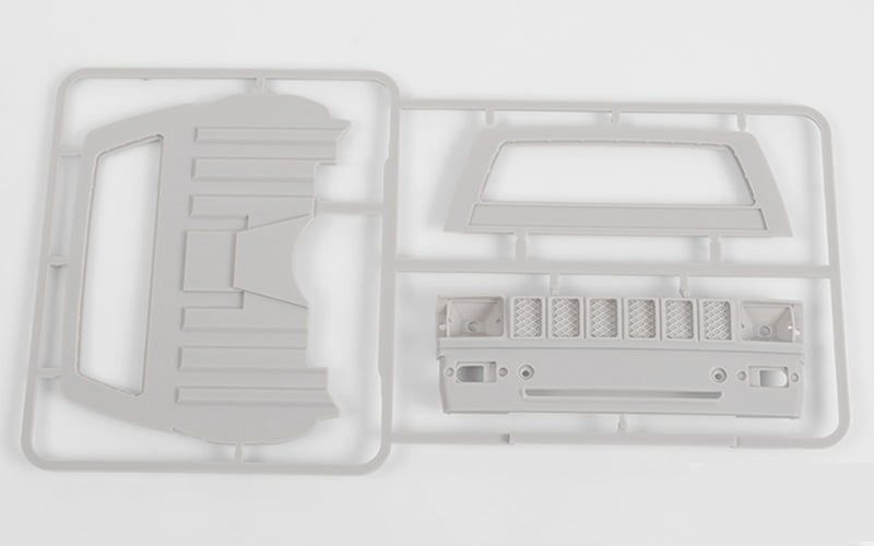 RC4WD Mojave II Cab Back Panels and Grill Parts Tree (Primer Gray) ZB0074