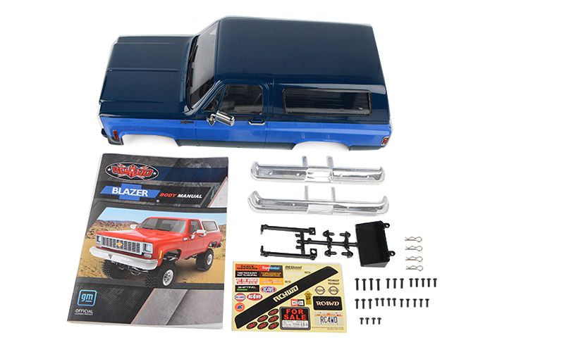 RC4WD Chevrolet Blazer Hard Body Complete Set (Navy/Blue) ZB0272