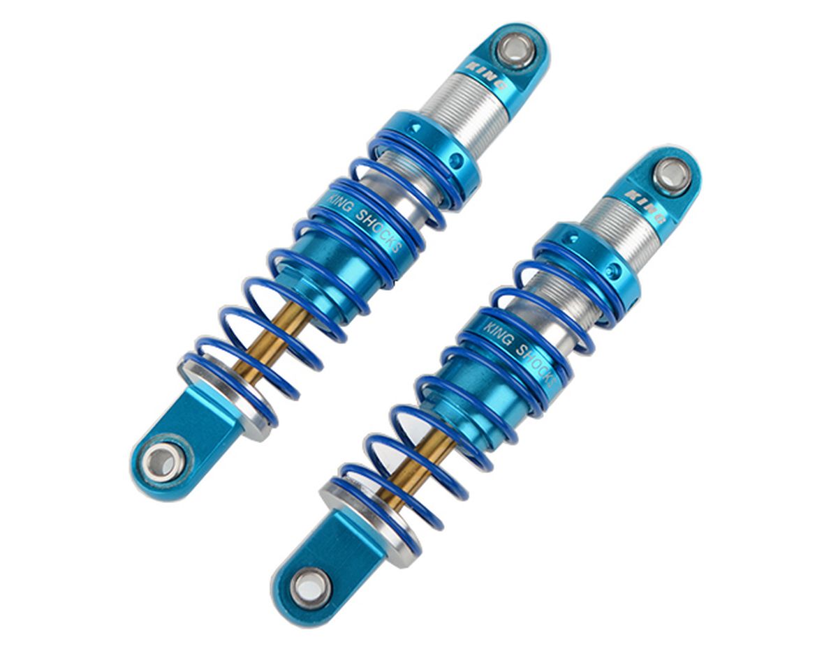 RC4WD King Off-Road Racing Shocks 70mm Silver/Blue | Licensed 2-Pack