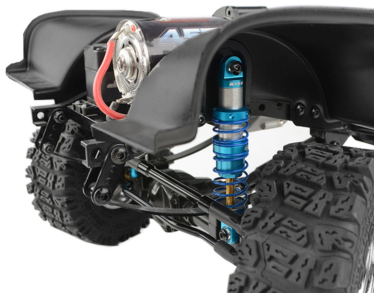 RC4WD King Off-Road Racing Shocks 70mm Silver/Blue | Licensed 2-Pack