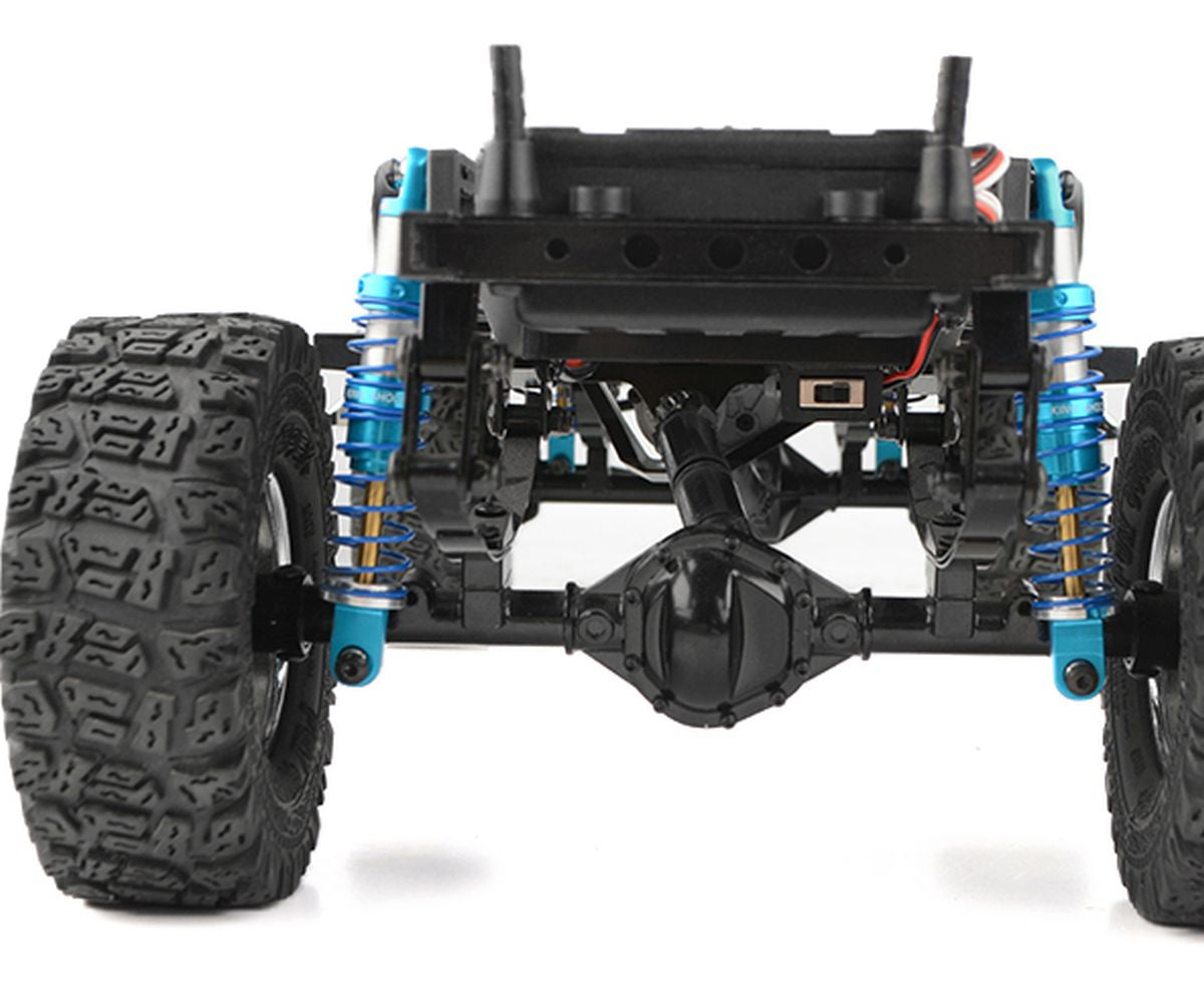 RC4WD King Off-Road Racing Shocks 80mm Silver/Blue | Licensed 2-Pack