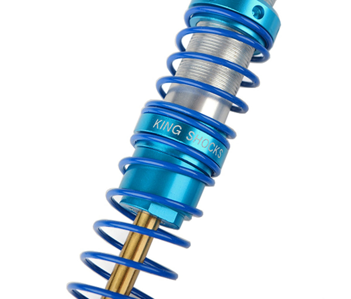 RC4WD King Off-Road Racing Shocks 90mm Silver/Blue | Licensed 2-Pack