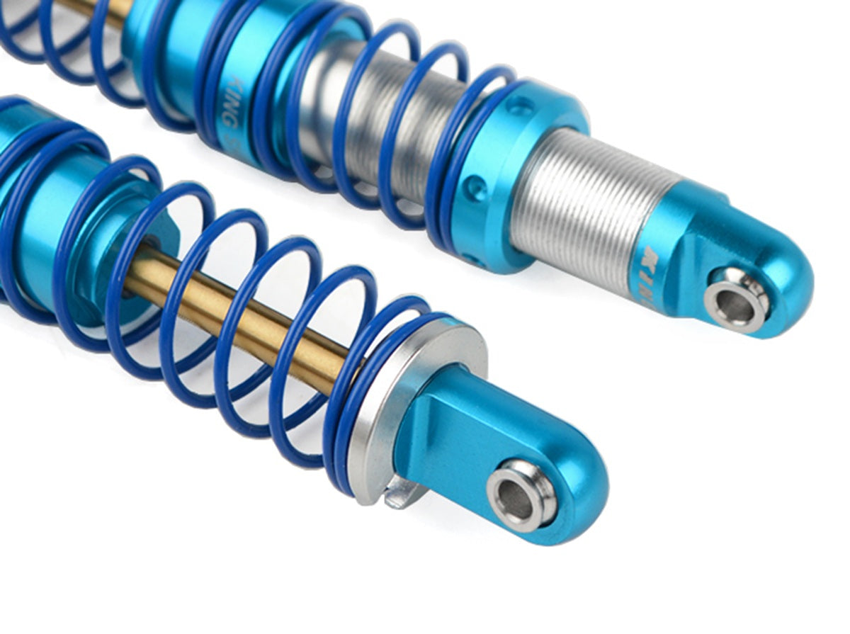 RC4WD King Off-Road Racing Shocks 90mm Silver/Blue | Licensed 2-Pack