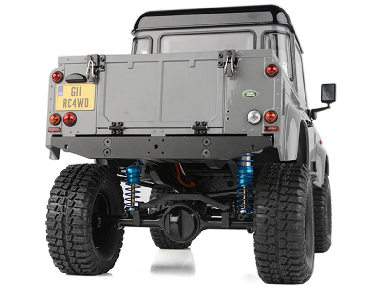 RC4WD King Off-Road Racing Shocks 90mm Silver/Blue | Licensed 2-Pack