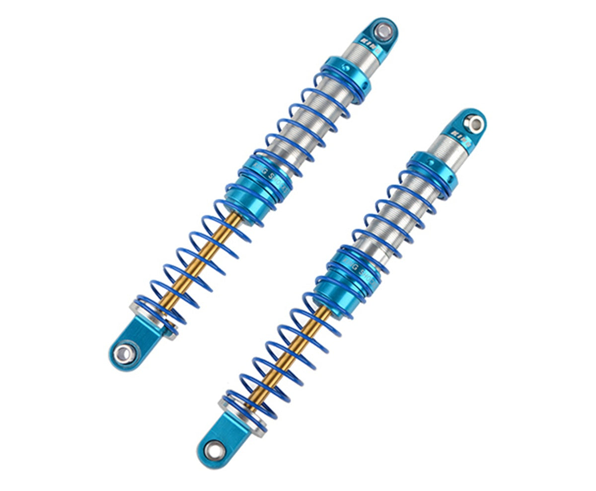 RC4WD King Off-Road Racing Shocks 110mm Silver/Blue | Licensed 2-Pack