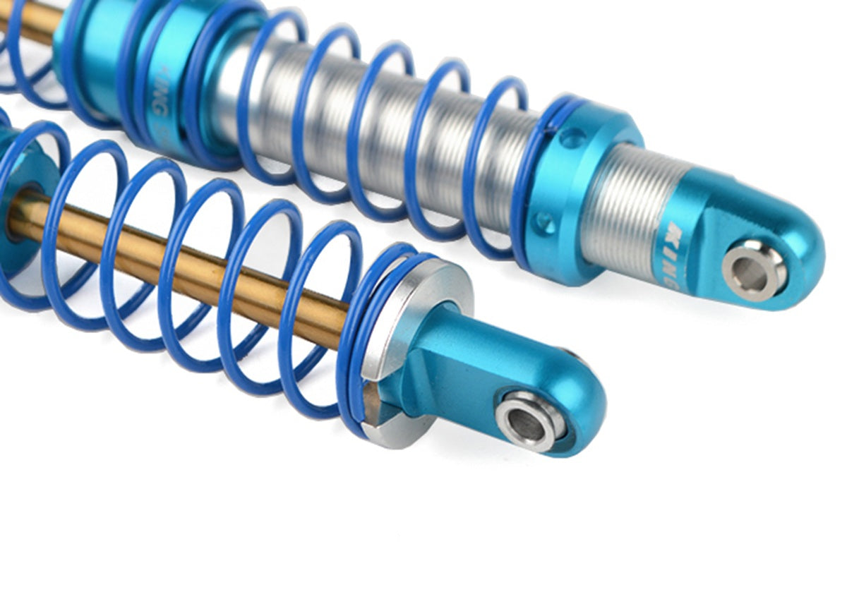 RC4WD King Off-Road Racing Shocks 110mm Silver/Blue | Licensed 2-Pack