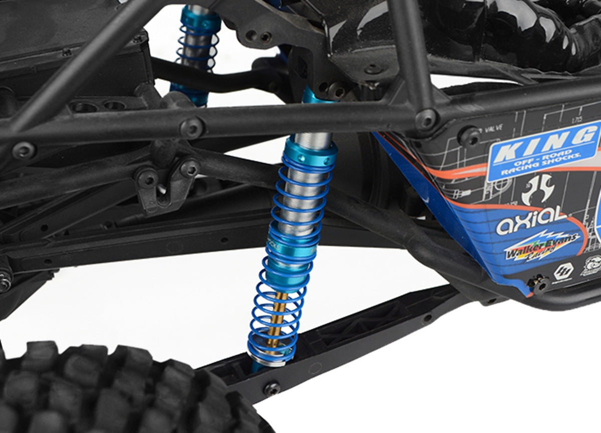 RC4WD King Off-Road Racing Shocks 110mm Silver/Blue | Licensed 2-Pack