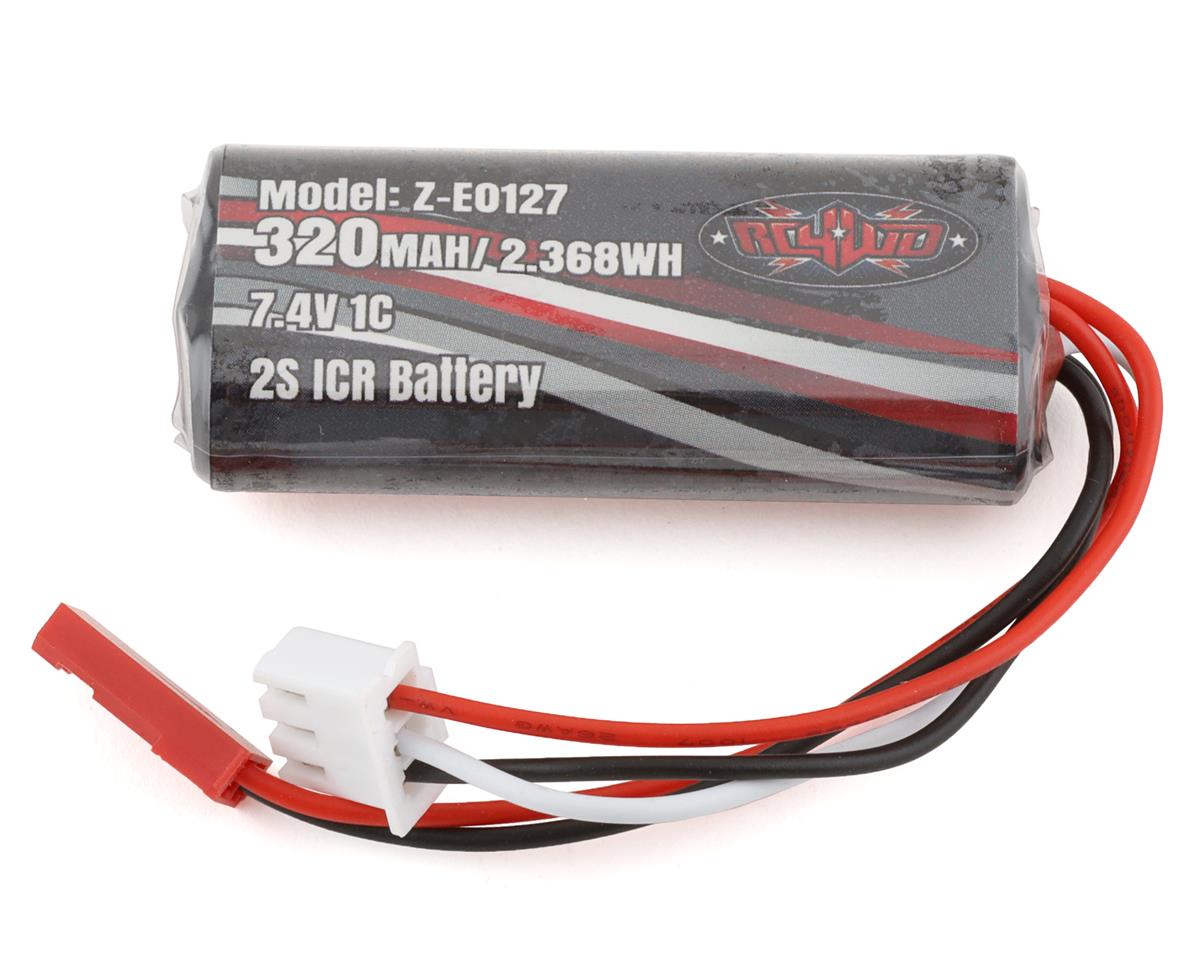 RC4WD TF2 1/24 7.4V 320mAh Lithium Ion Battery w/Balance Plug ZE0127