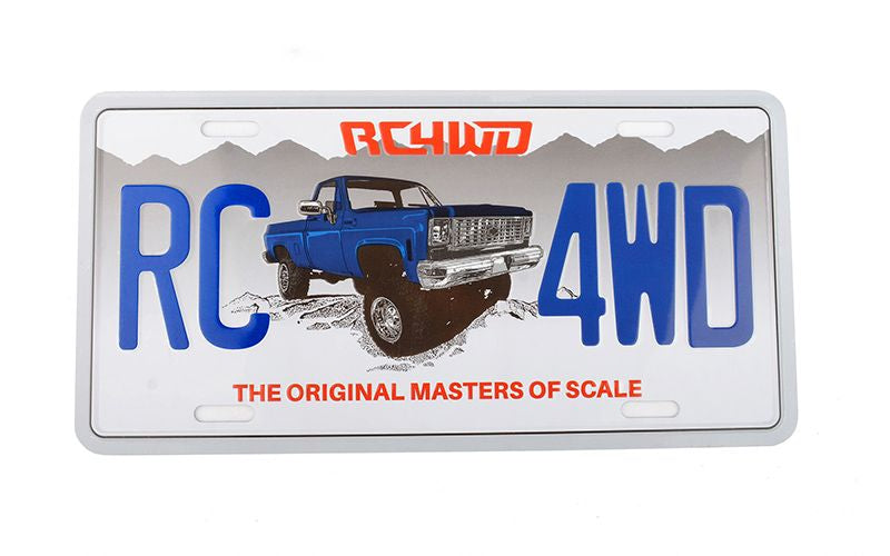 RC4WD K10 License Plate ZL0072